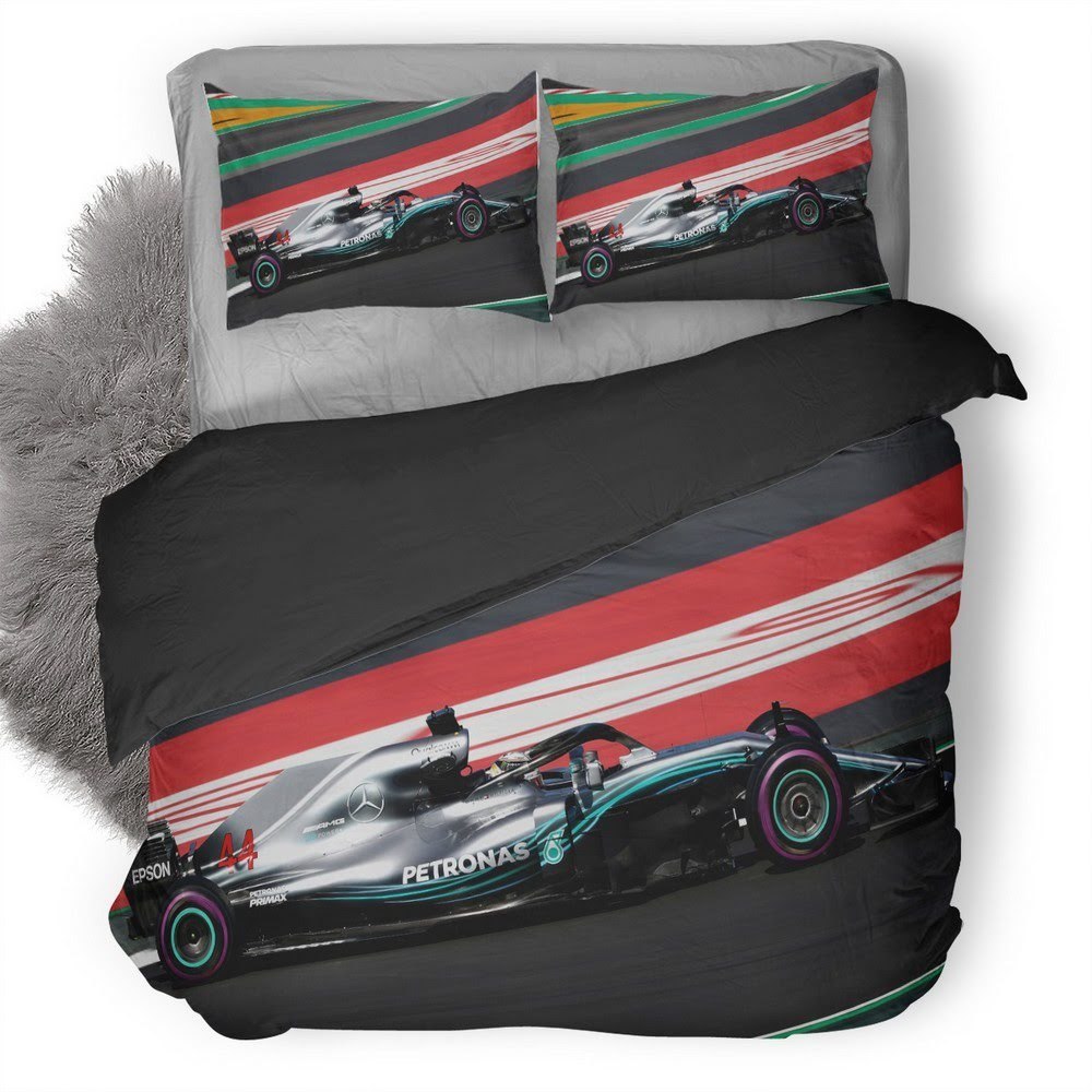 F1 3D Customized Duvet Cover Bedding Set