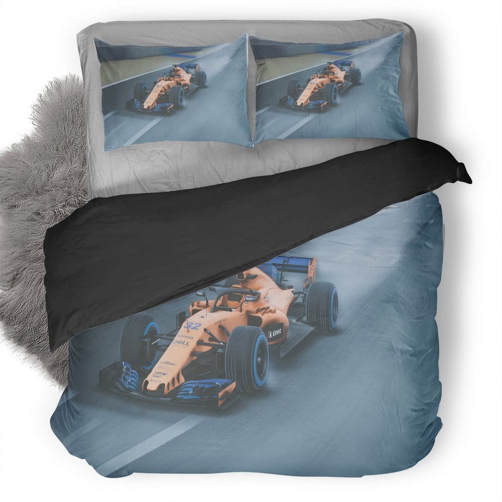 F1 Mclaren 3D Customized Duvet Cover Bedding Set