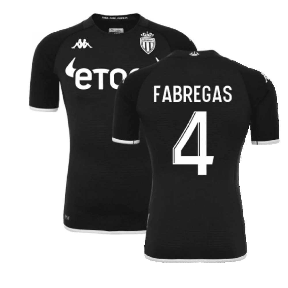 Fabregas 4 AS Monaco 2022/23 Away Player Soccer Jersey – Black