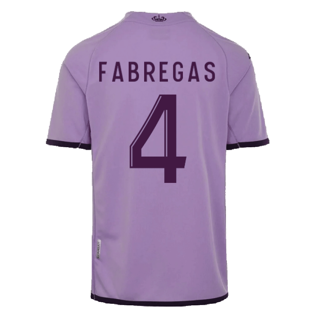 Fabregas 4 AS Monaco 2022/23 Third Player Soccer Jersey – Purple