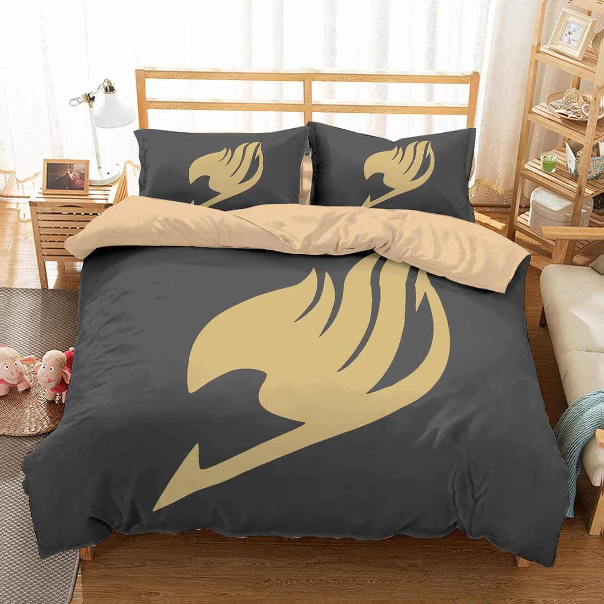 Fairy Tail 3D Customized Duvet Cover Bedding Set
