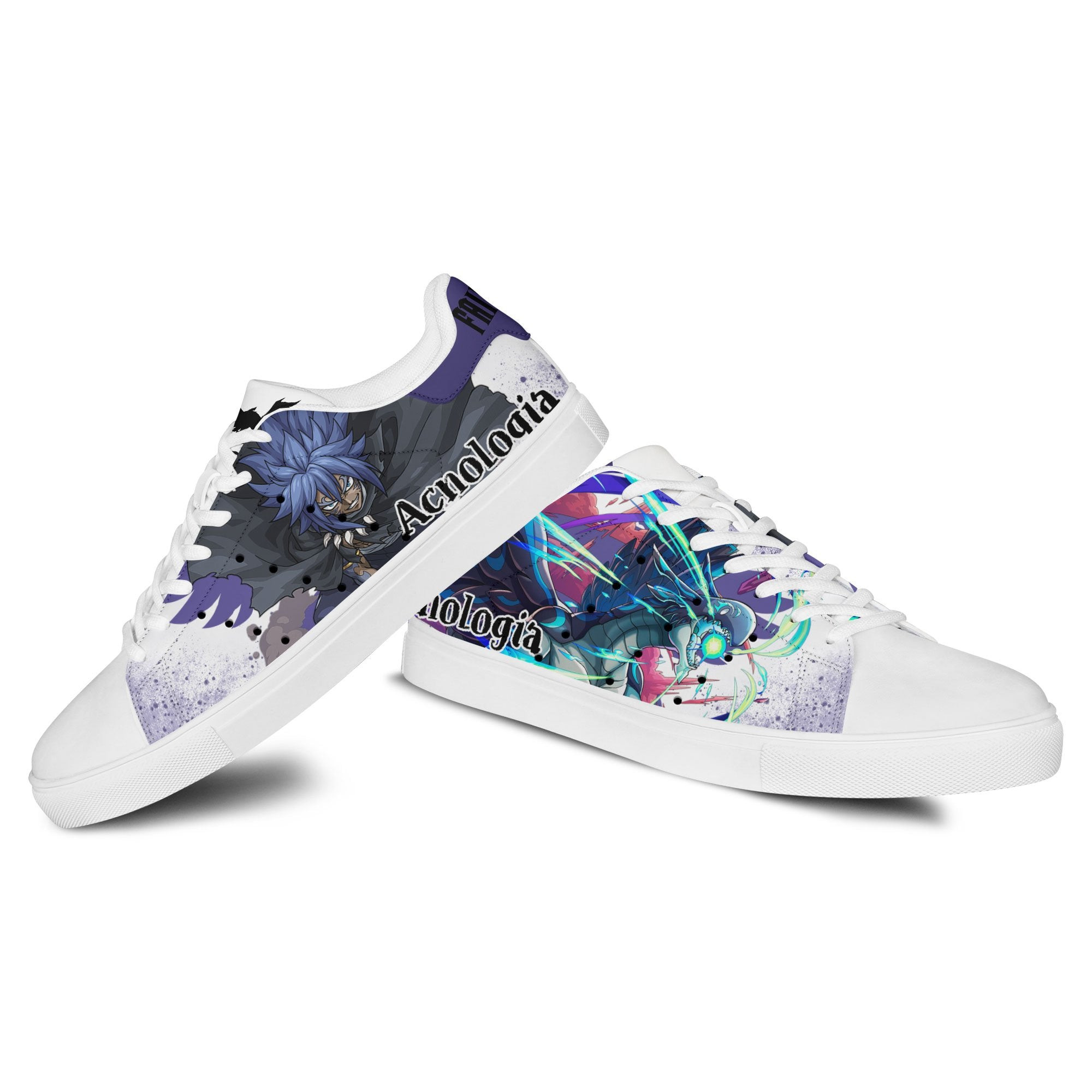 Fairy Tail Acnologia Skate Sneakers Custom Anime Shoes