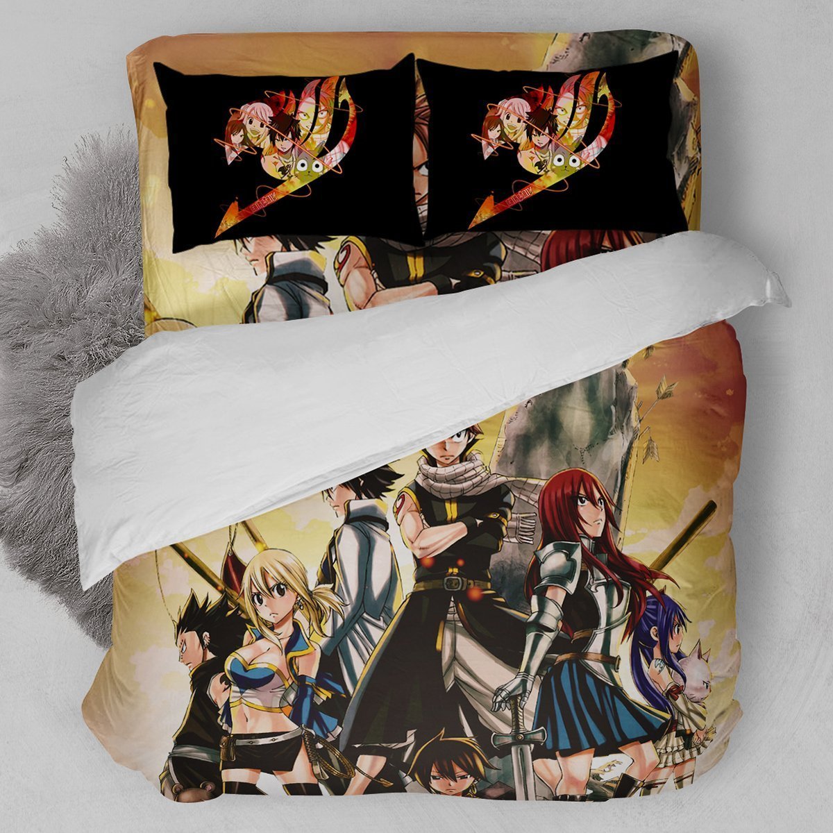 Fairy Tail Duvet Cover Bedding Set
