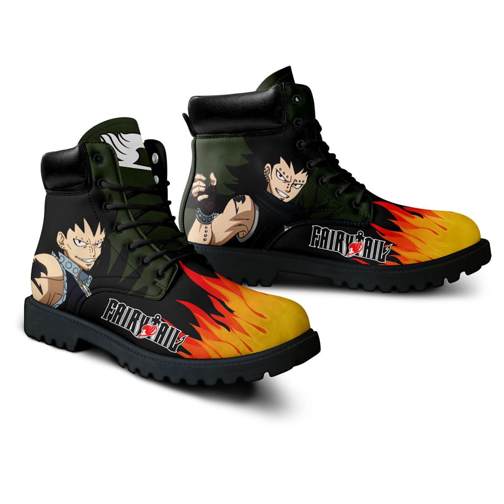 Fairy Tail Gajeel Redfox Boots Custom Anime Shoes