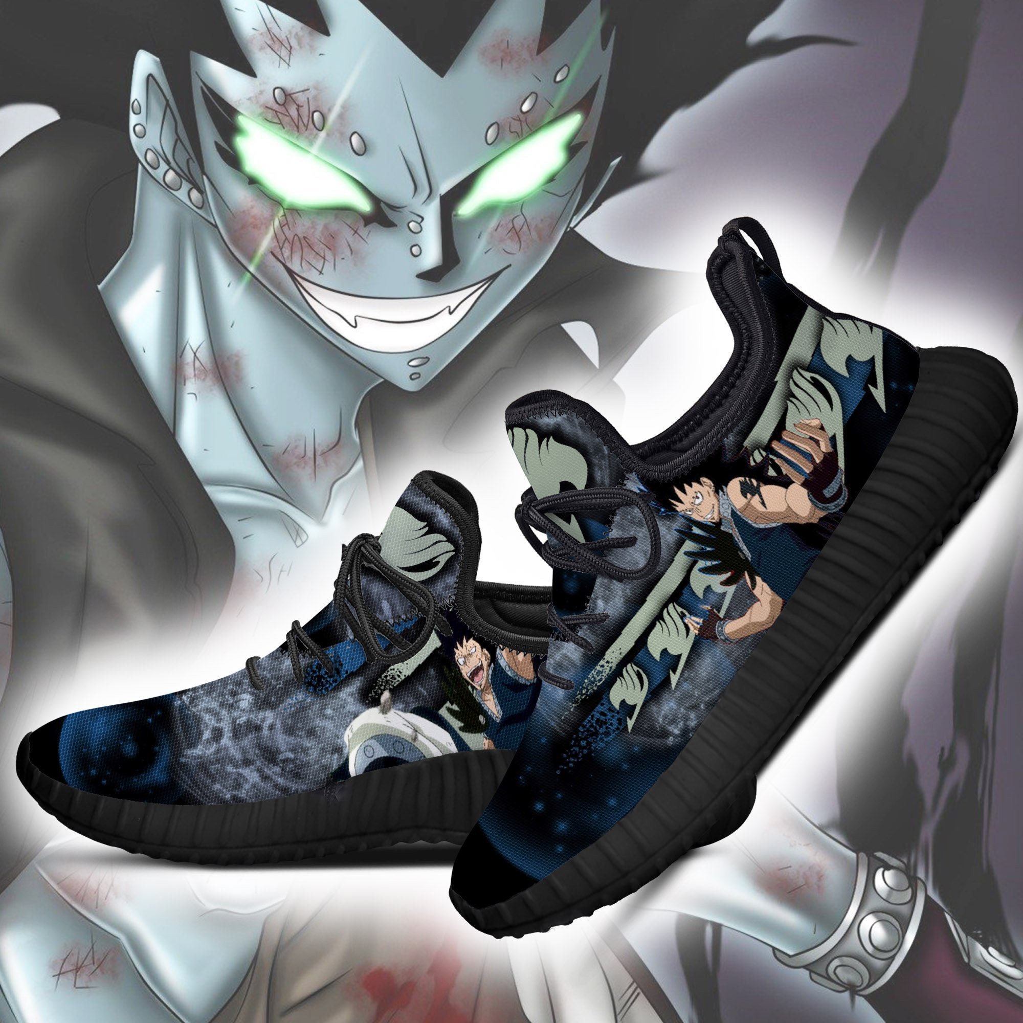 Fairy Tail Gajeel Reze Shoes Fairy Tail Anime Sneakers