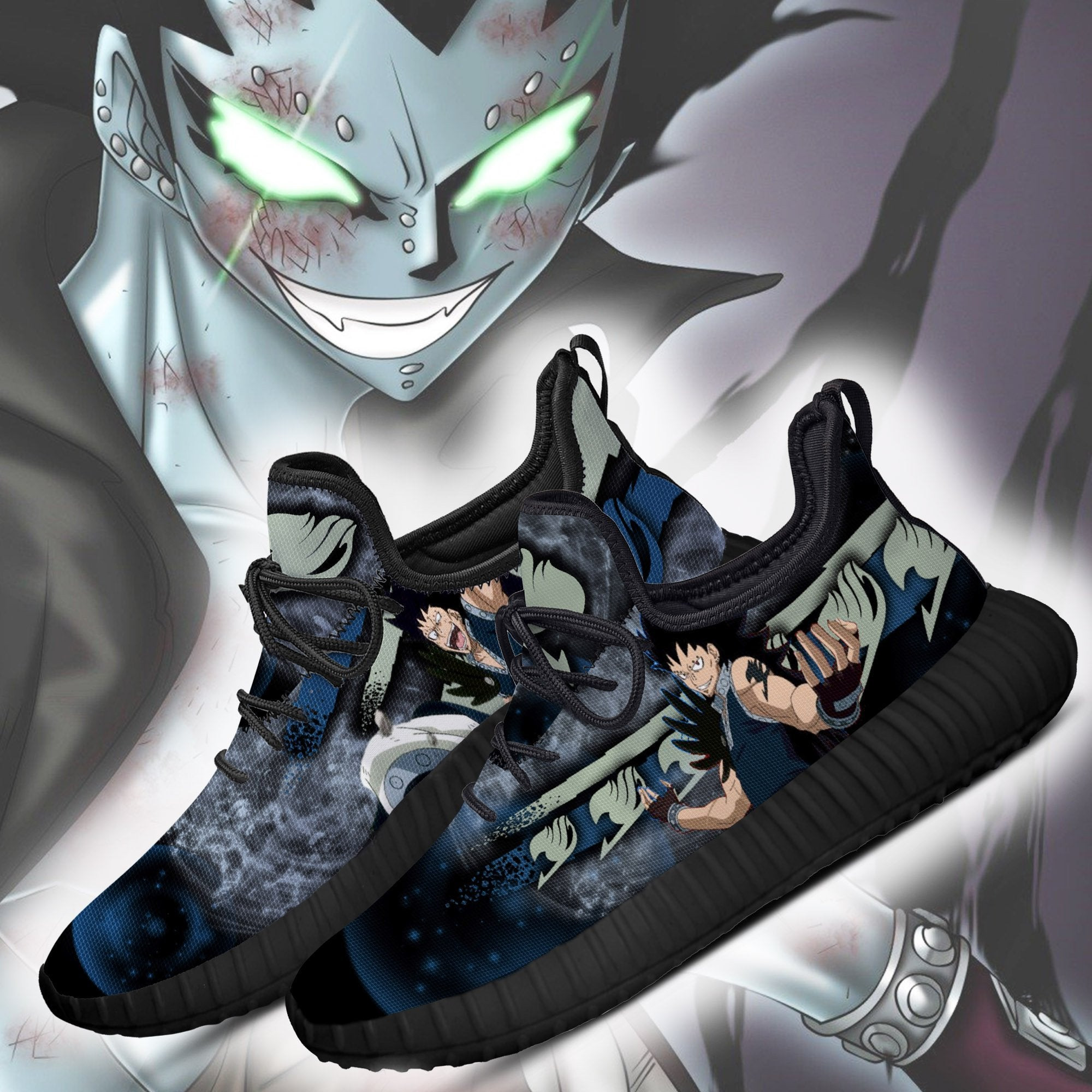 Fairy Tail Gajeel Reze Shoes Fairy Tail Anime Sneakers
