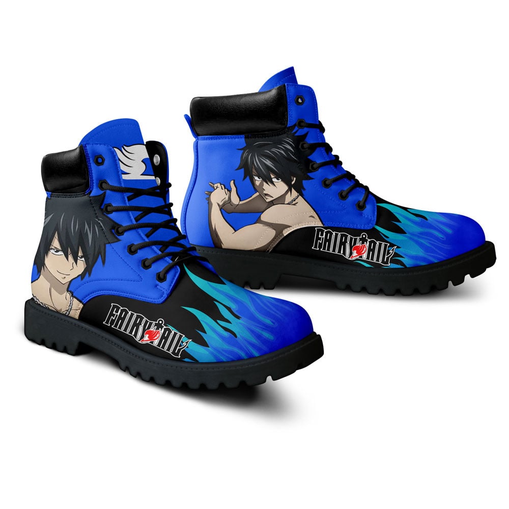 Fairy Tail Gray Fullbuster Boots Custom Anime Shoes