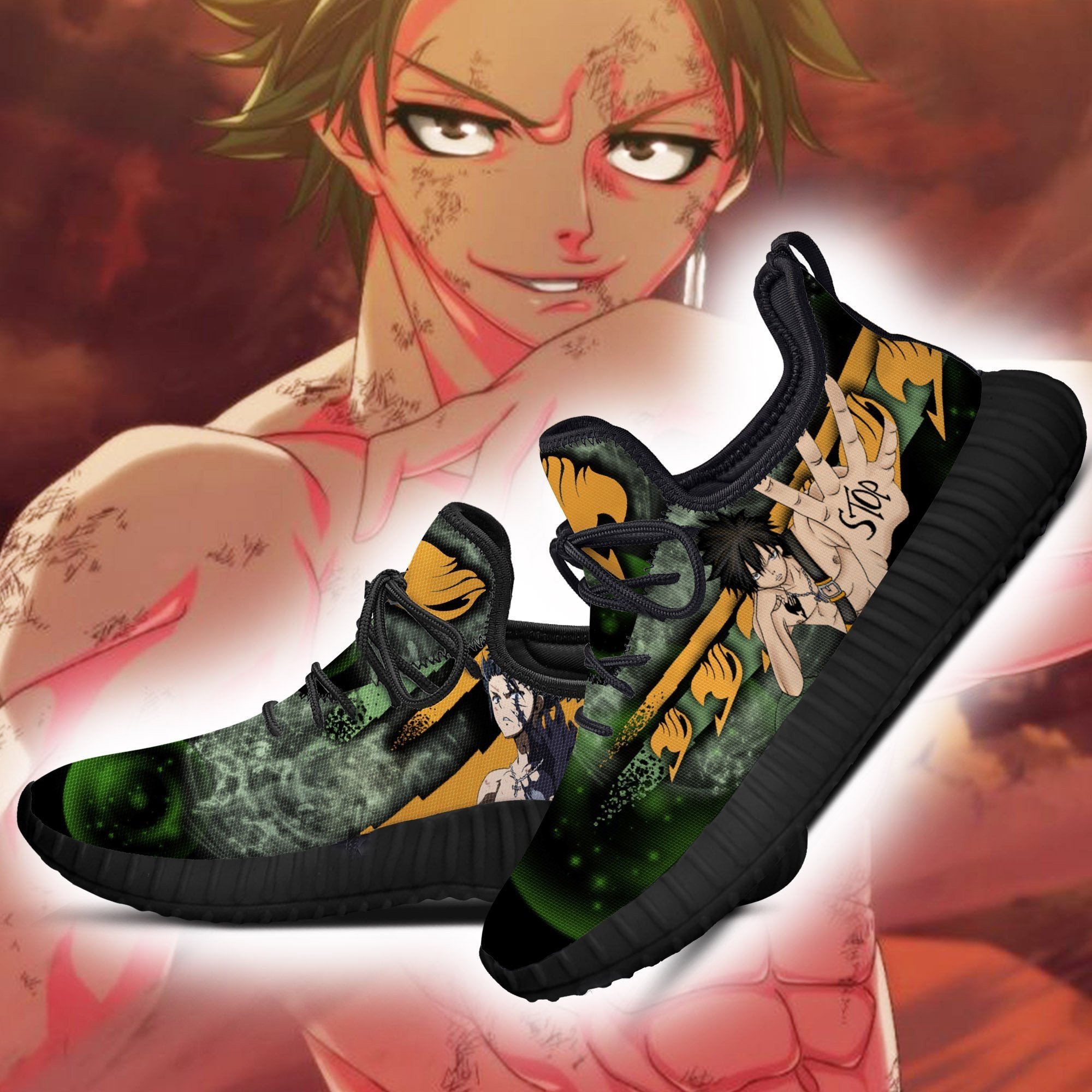 Fairy Tail Gray Reze Shoes Fairy Tail Anime Sneakers