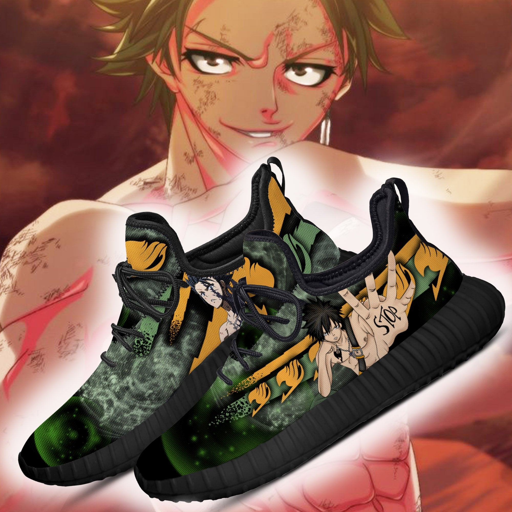Fairy Tail Gray Reze Shoes Fairy Tail Anime Sneakers