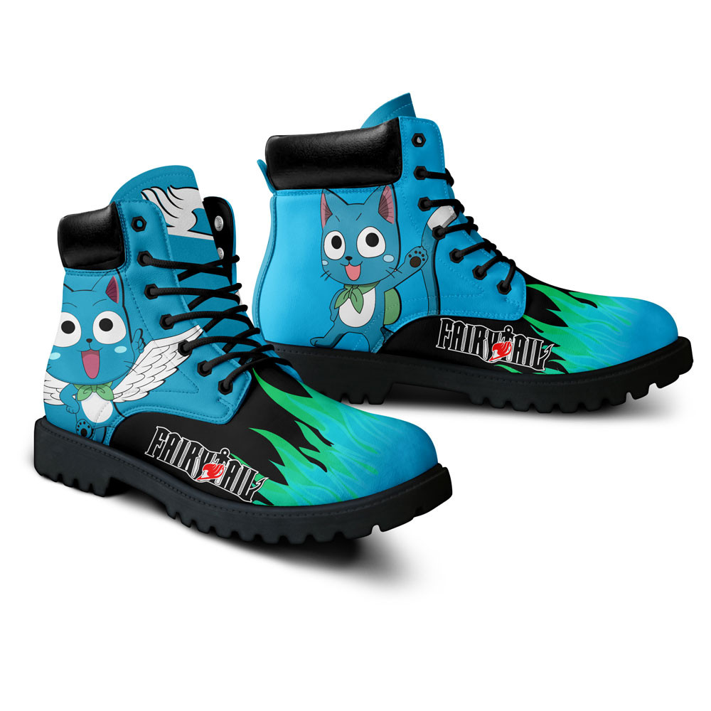 Fairy Tail Happy Boots Custom Anime Shoes