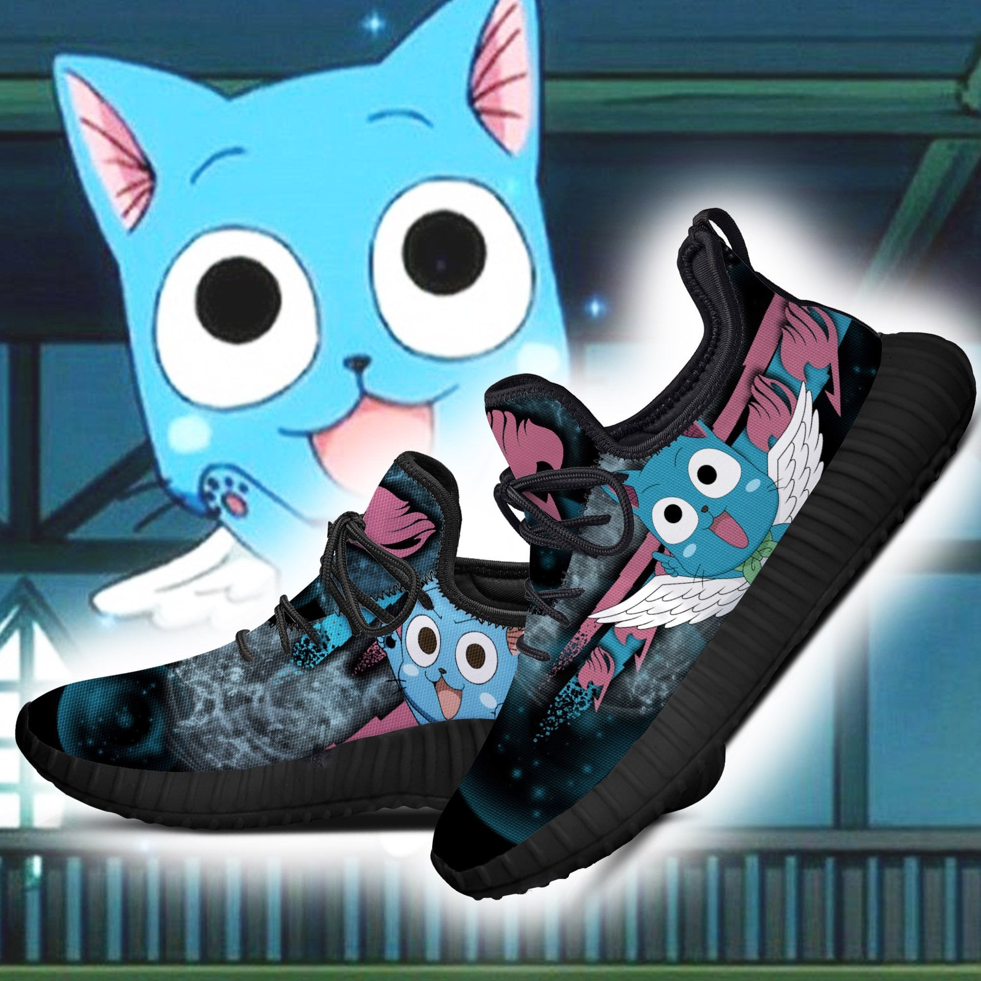 Fairy Tail Happy Reze Shoes Fairy Tail Anime Sneakers
