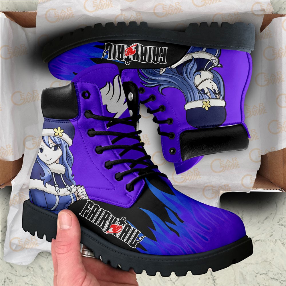 Fairy Tail Juvia Lockser Boots Custom Anime Shoes