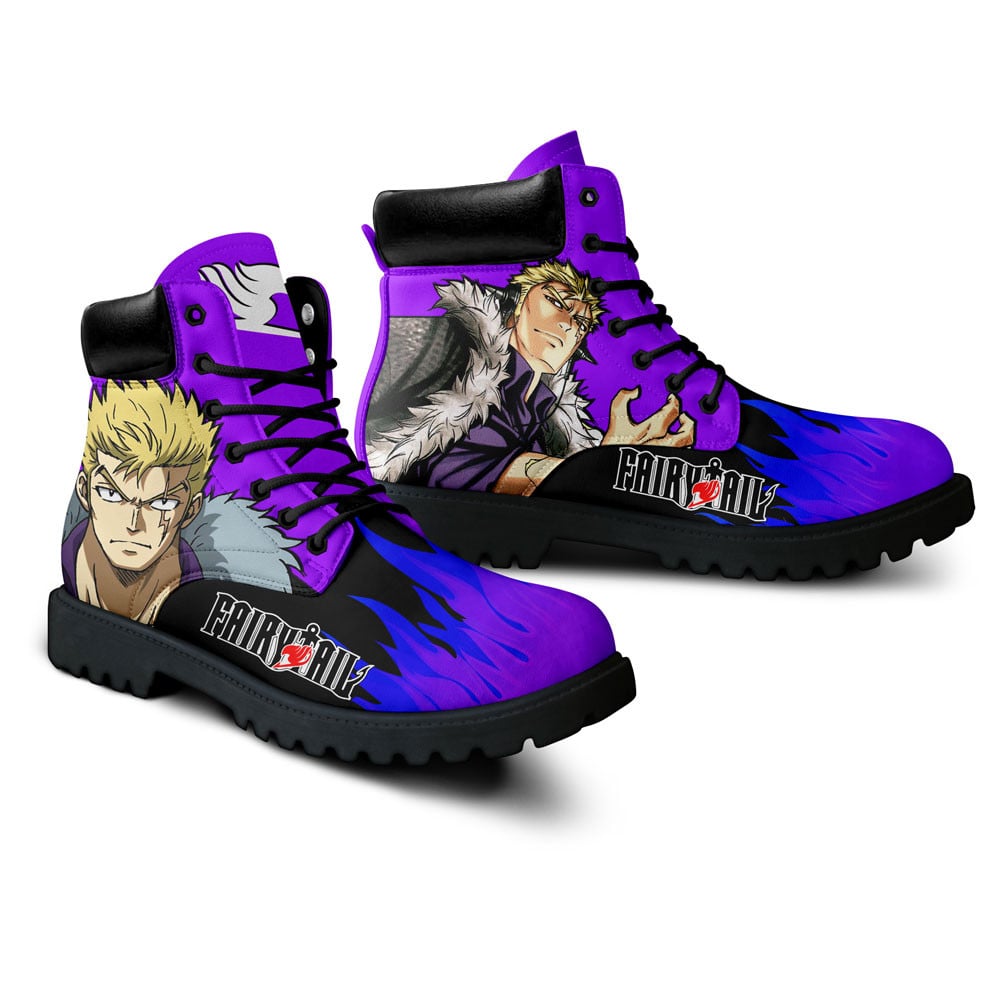 Fairy Tail Laxus Dreyar Boots Custom Anime Shoes