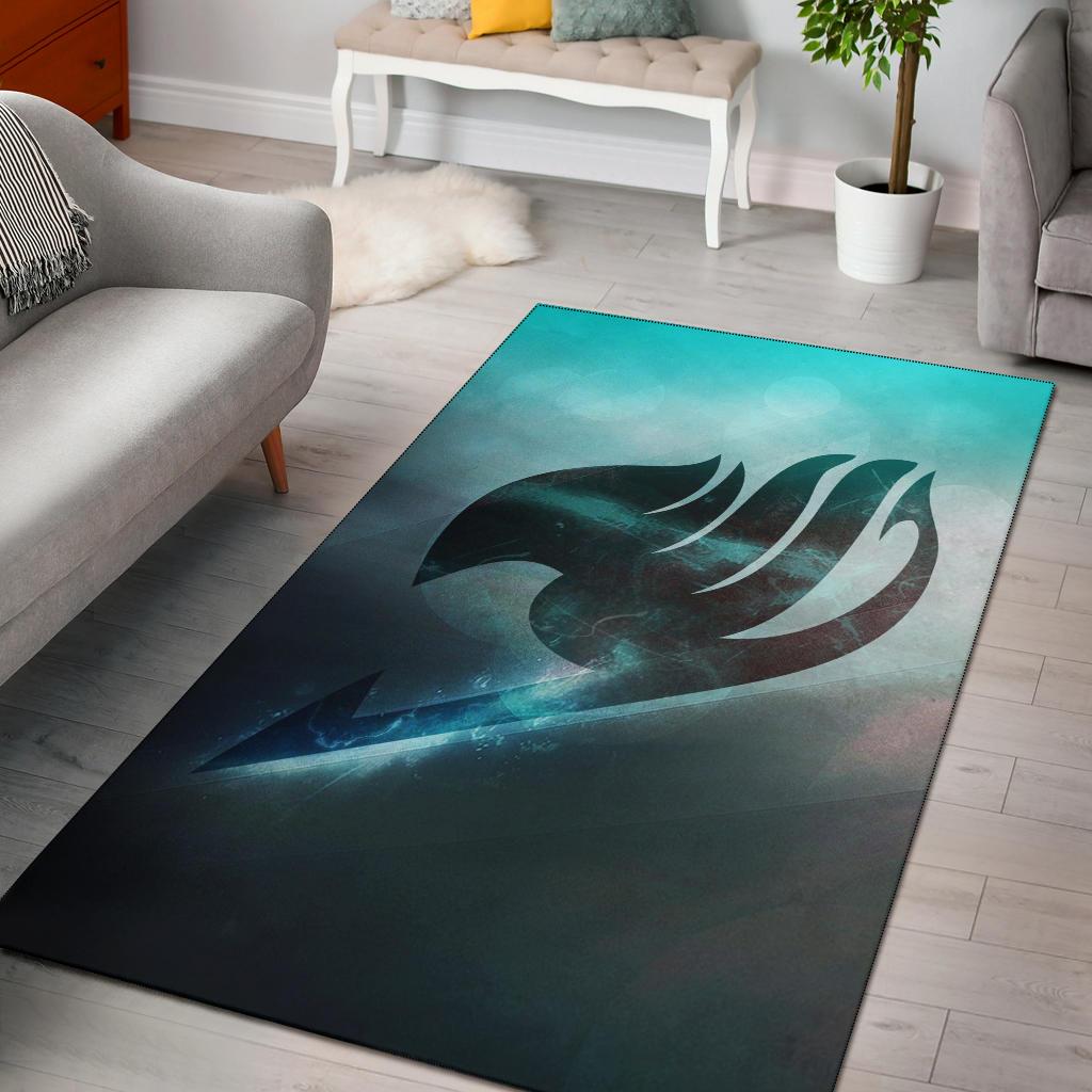 Fairy Tail Logo Hd Area Rectangle Rug