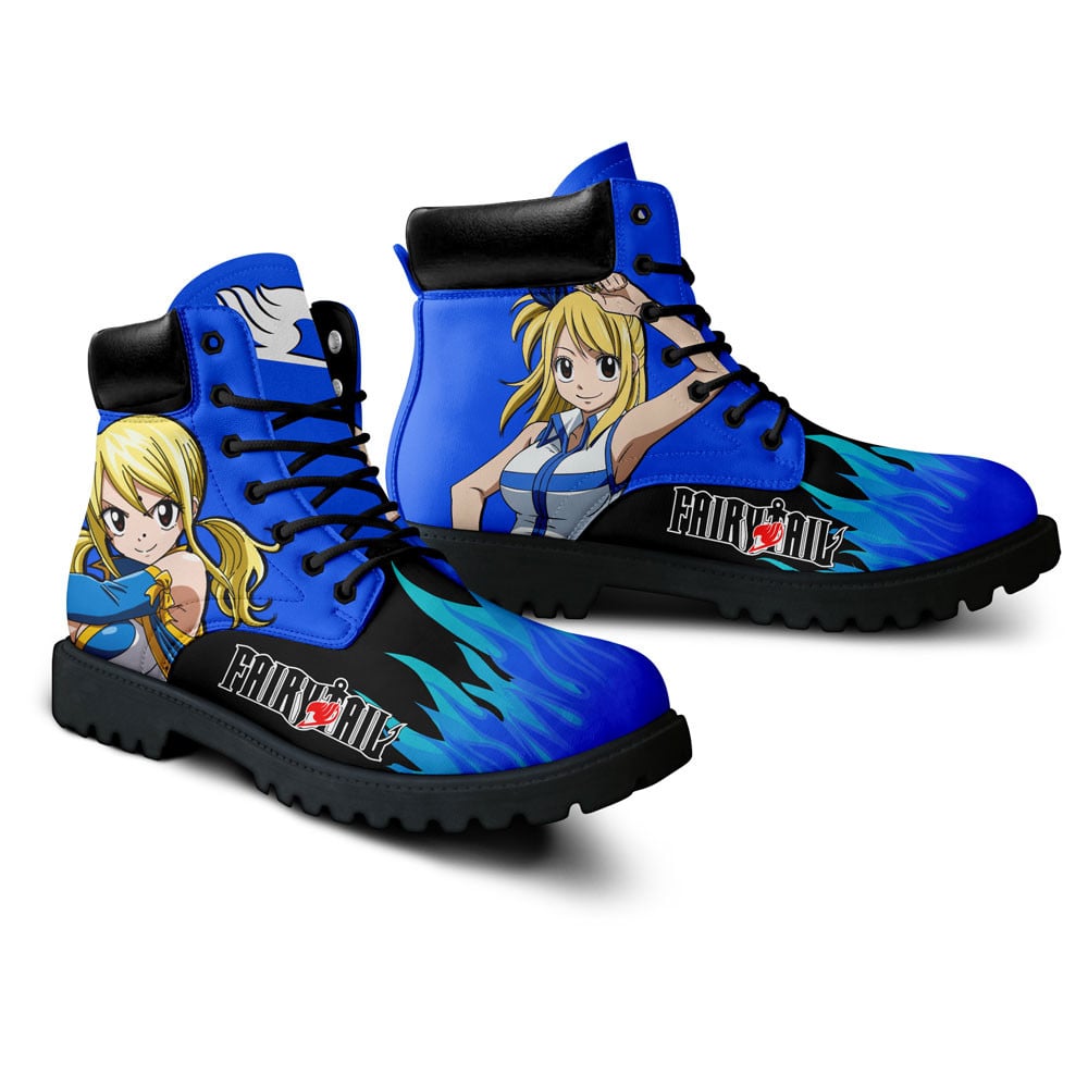 Fairy Tail Lucy Heartfilia Boots Custom Anime Shoes
