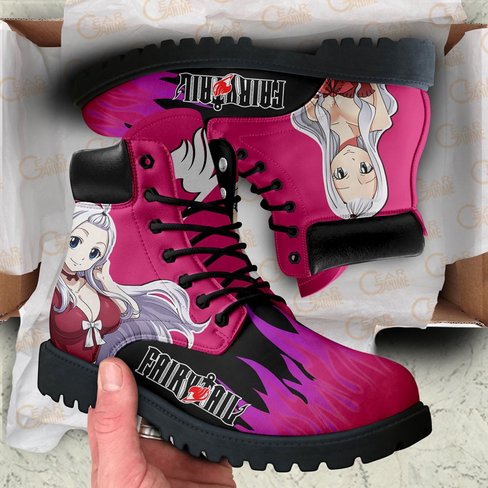 Fairy Tail Mirajane Strauss Boots Custom Anime Shoes