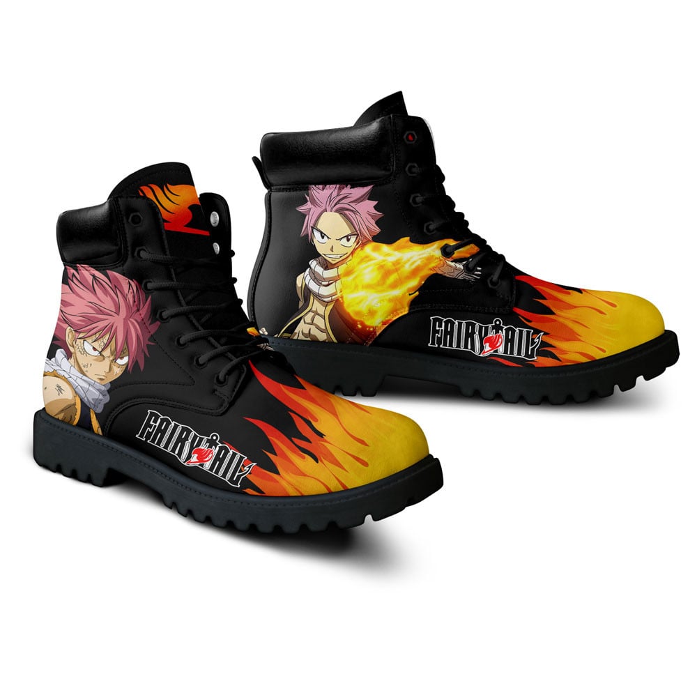 Fairy Tail Natsu Dragneel Boots Custom Anime Shoes