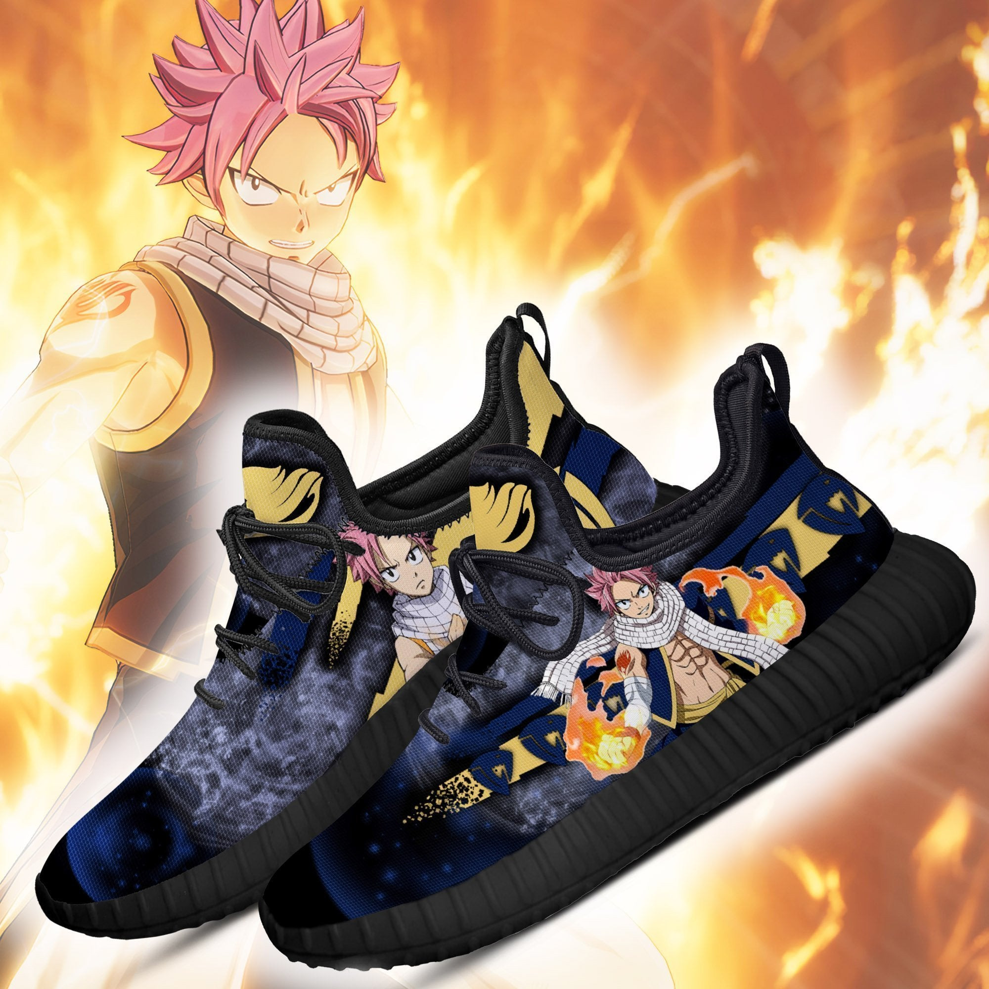 Fairy Tail Natsu Reze Shoes Fairy Tail Anime Sneakers