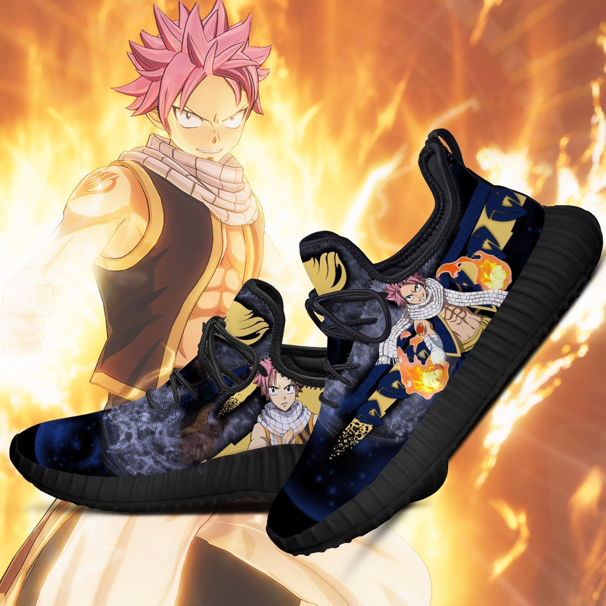 Fairy Tail Natsu Reze Shoes Fairy Tail Anime Sneakers