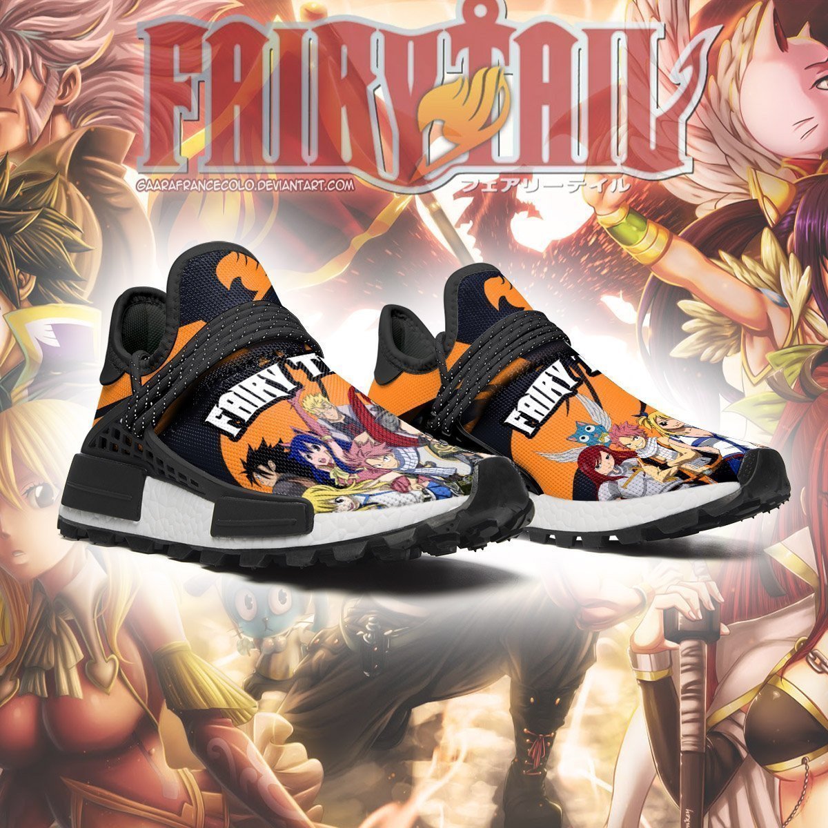 Fairy Tail Shoes Characters Anime Sneakers, NMD Shoes