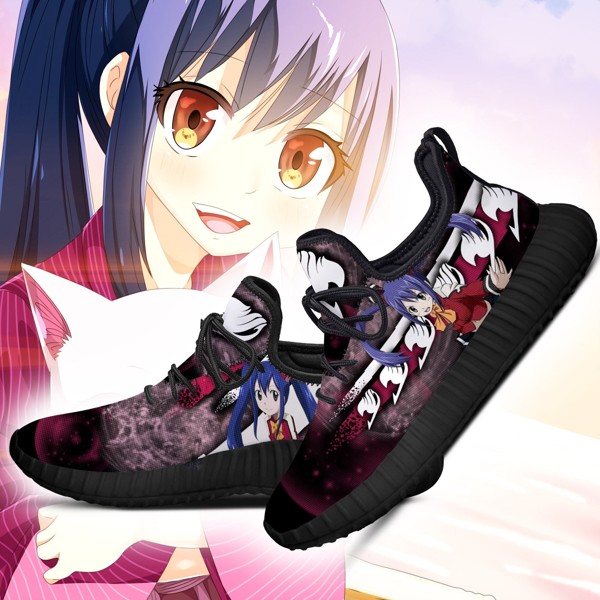 Fairy Tail Wendy Reze Shoes Fairy Tail Anime Sneakers