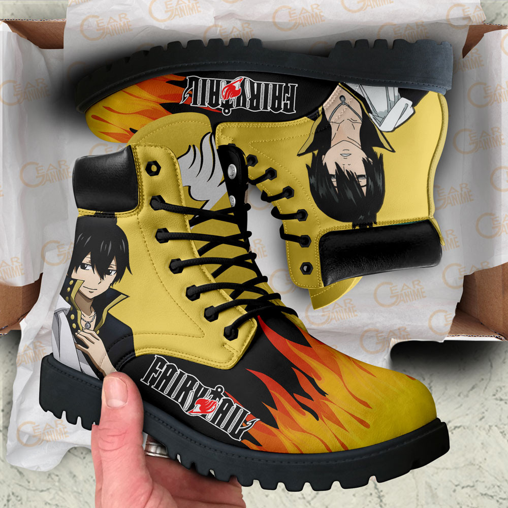 Fairy Tail Zeref Dragneel Boots Custom Anime Shoes