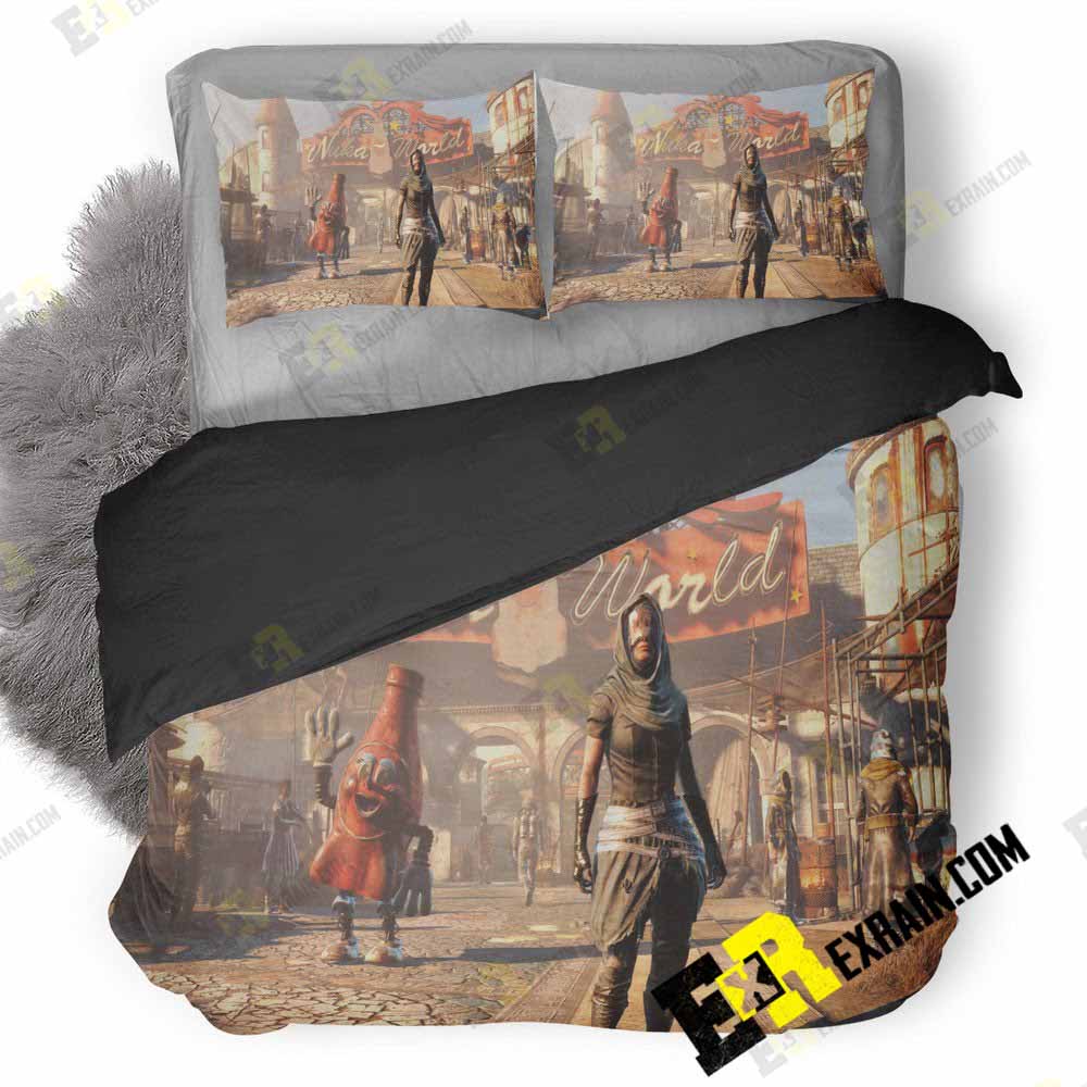 Fallout Xbox Wide 3D Customized Duvet Cover Bedding Set