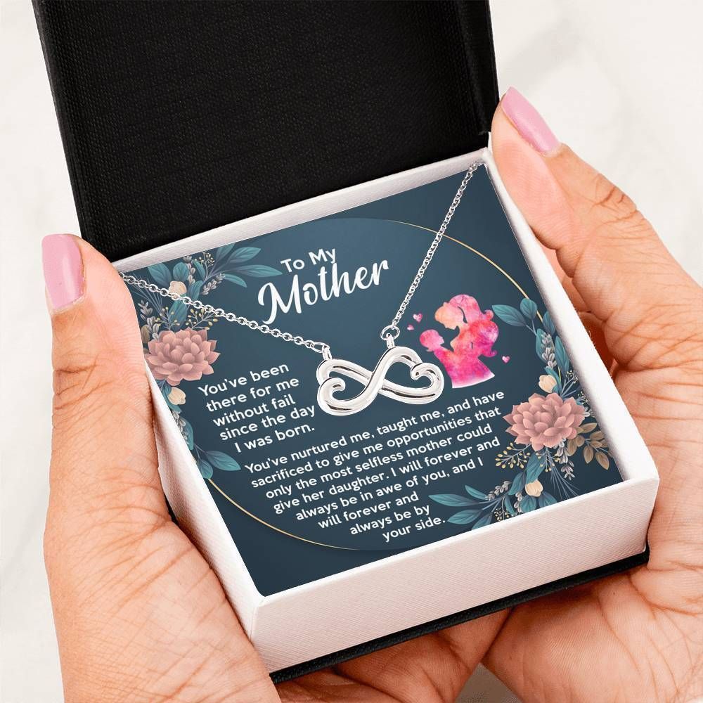 Family Gift For Mother Premium Infinity Heart Necklace I Will Always Be By Your Side