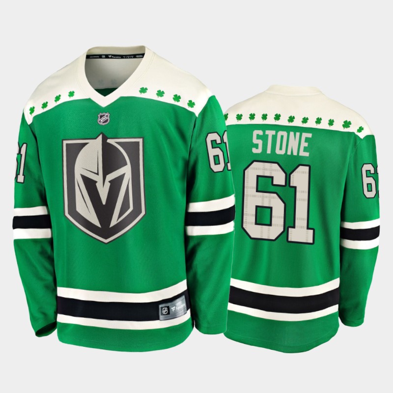 Fanatics Mark Stone #61 Golden Knights 2020 St. Patrick's Day Player Jersey Green