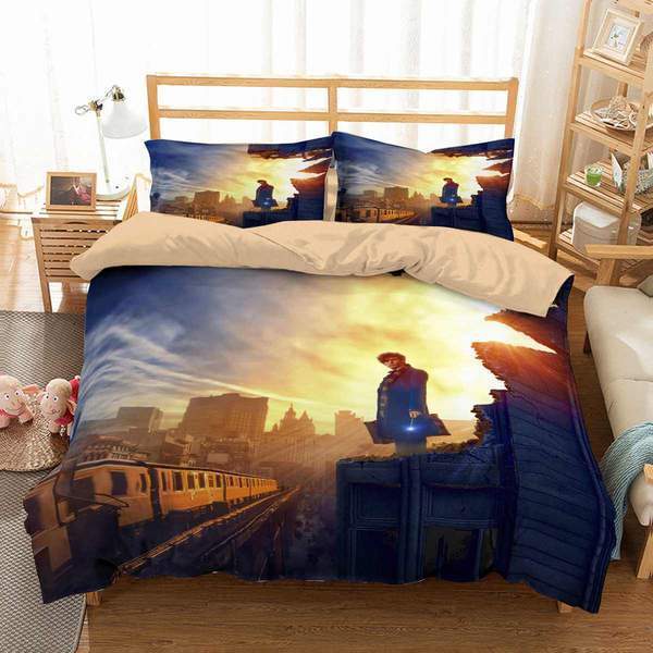 Fantastic Beasts 3D Customized Duvet Cover Bedding Set