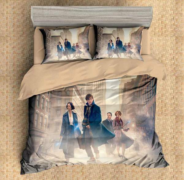 Fantastic Beasts 3D Customized Duvet Cover Bedding Set