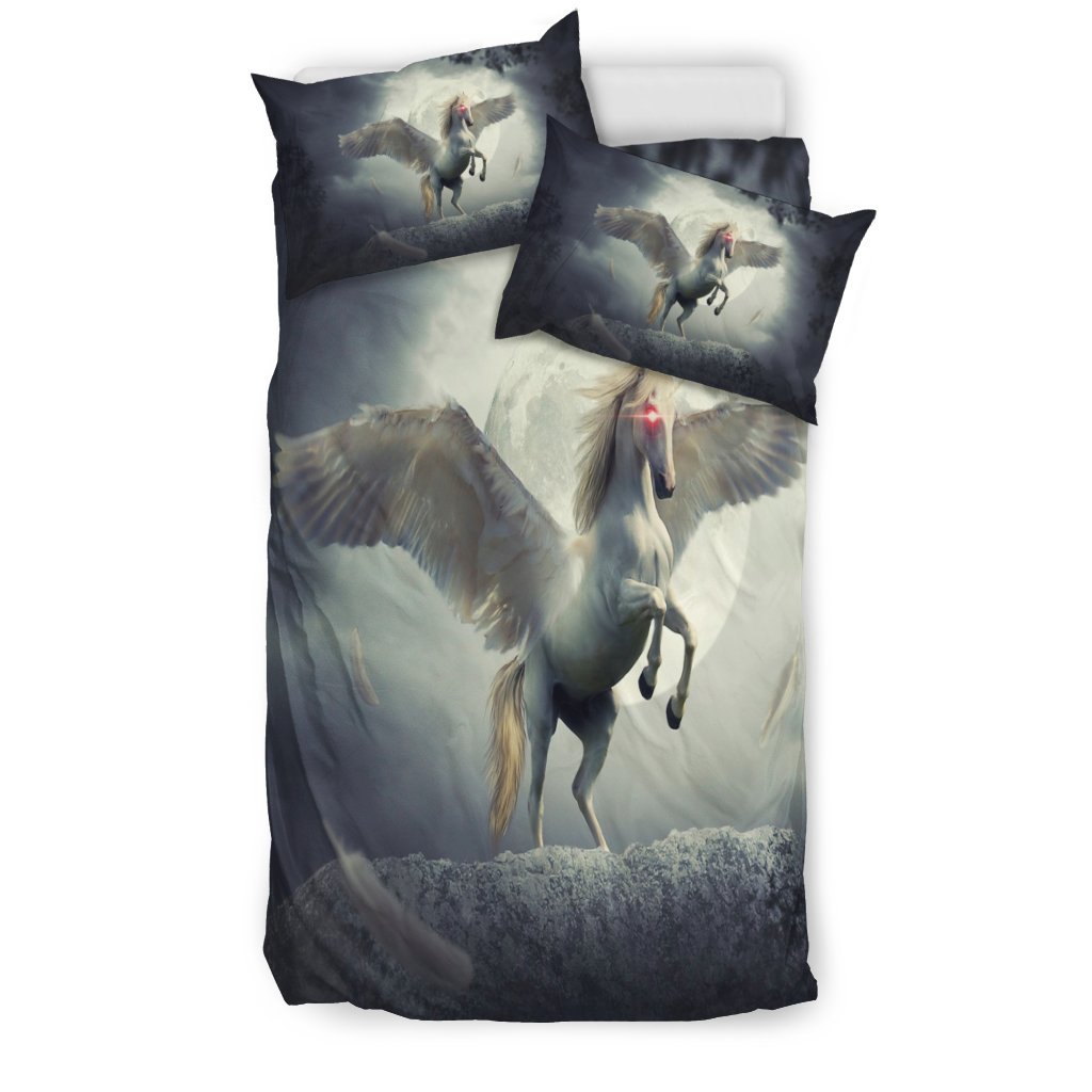 Fantasy Unicorn 3D Customized Duvet Cover Bedding Set
