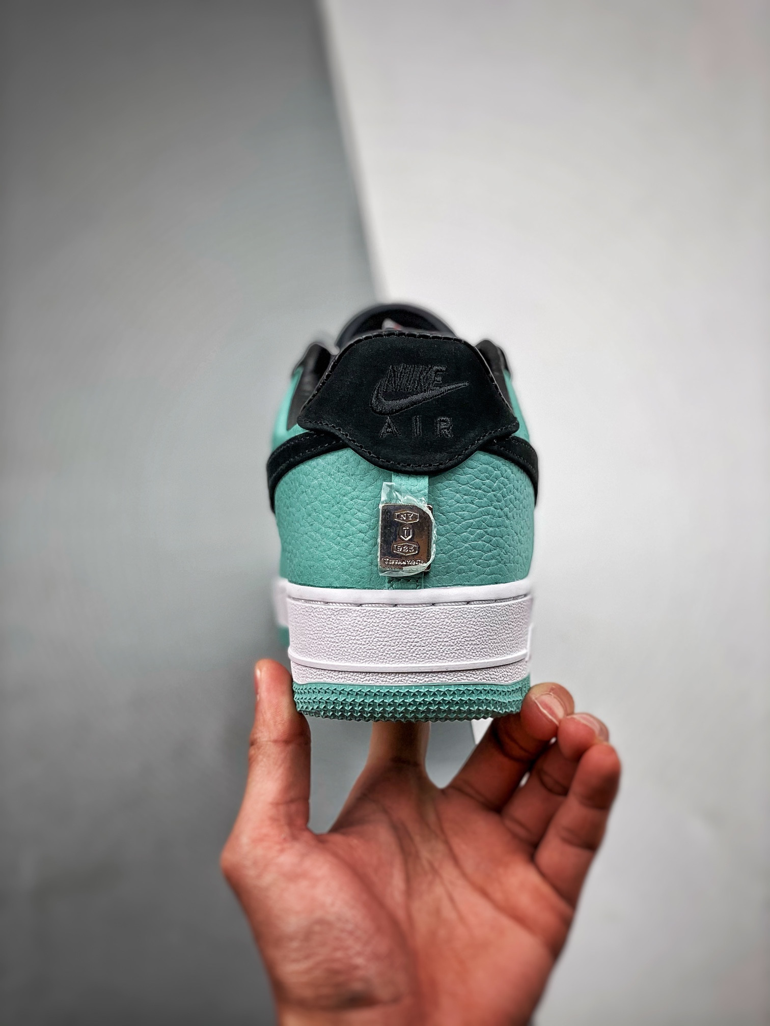 Fany & Co. x Nike Air Force 1 Low Green Black Custom For Sale