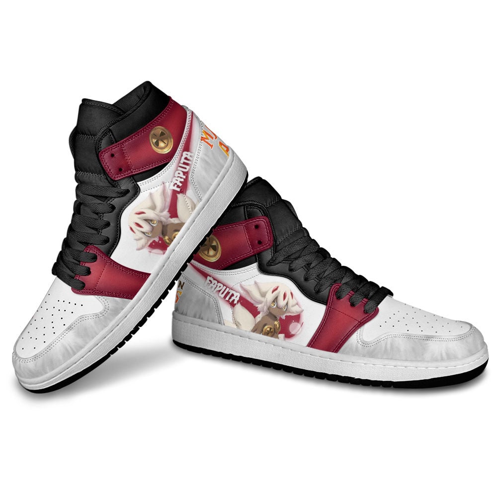 Faputa JD1s Sneakers Made In Abyss Anime Shoes For Otaku, Air Jordan Hightop