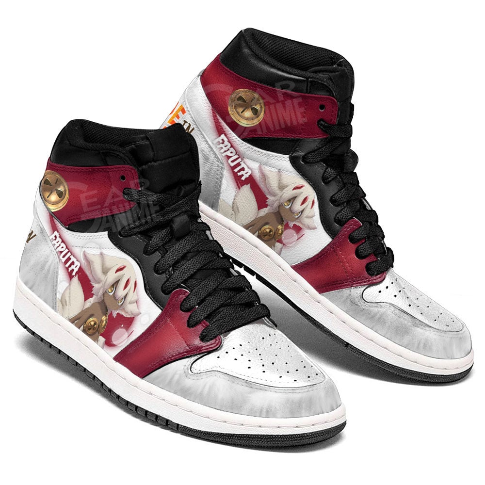Faputa JD1s Sneakers Made In Abyss Anime Shoes For Otaku, Air Jordan Hightop