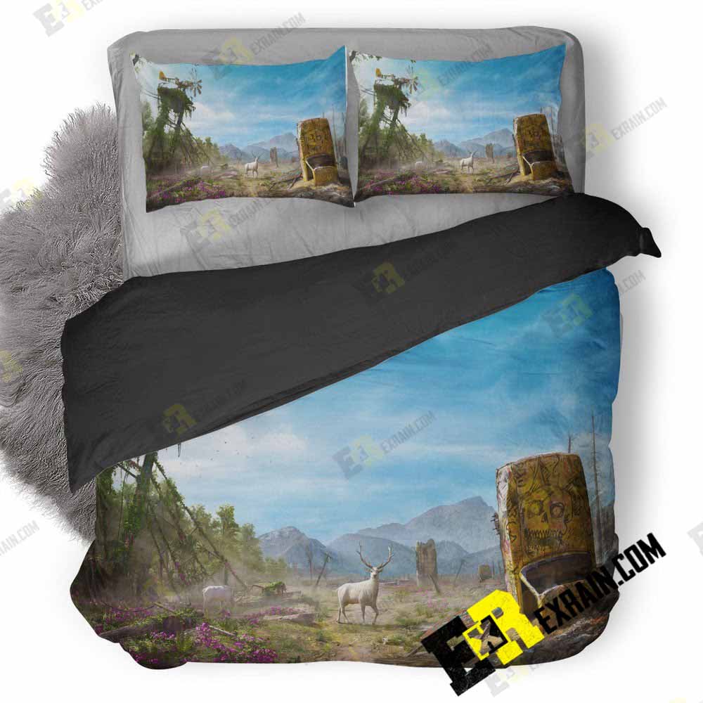 Far Cry New Dawn Key Art Ui 3D Customized Duvet Cover Bedding Set