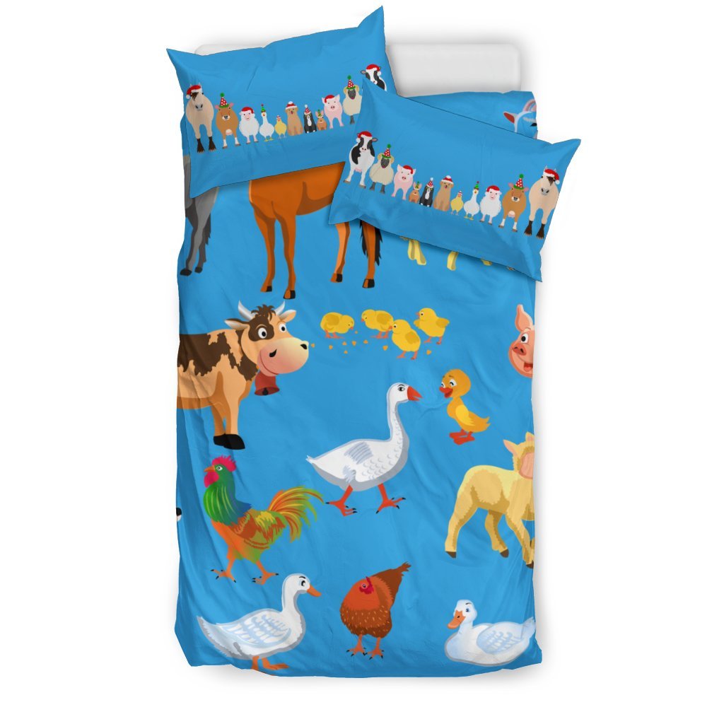 Farm Animal 3D Customized Duvet Cover Bedding Set