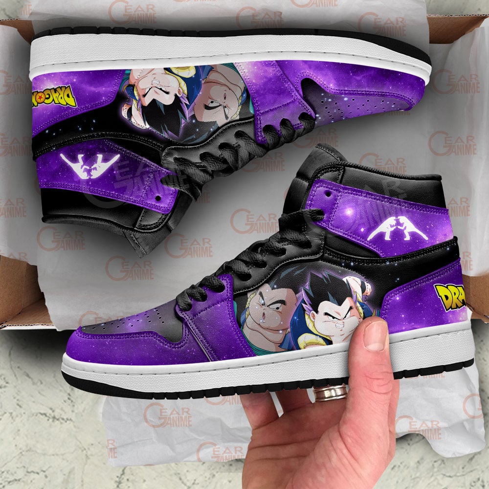 Fat Gotenks JD1s Sneakers Dragon Ball Super Anime Shoes, Air Jordan Hightop