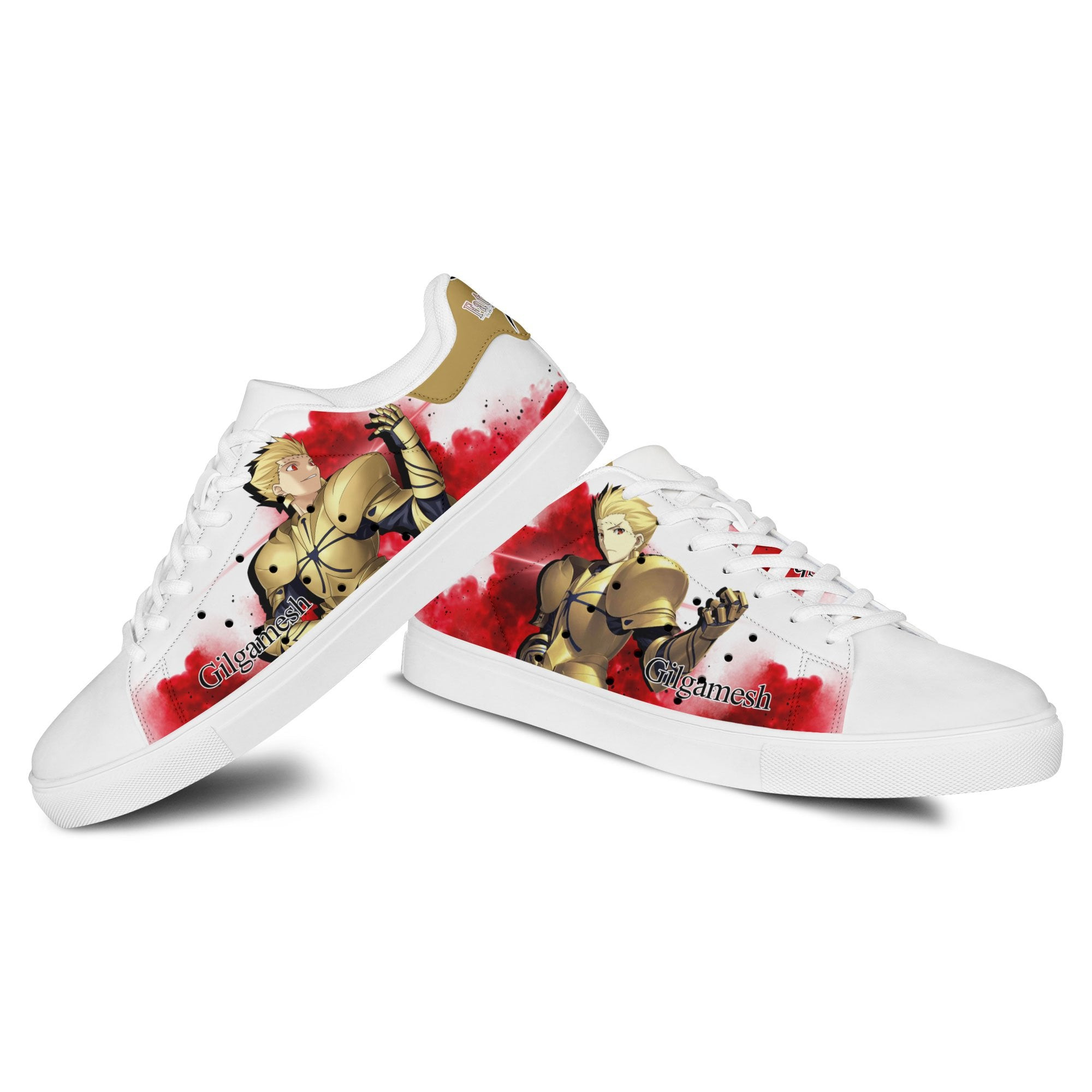 Fate Zero Gilgamesh Skate Sneakers Custom Anime Shoes