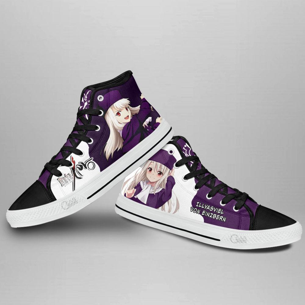 Fate Zero Illyasviel Von Einzbern High Top Shoes Custom Anime Sneakers