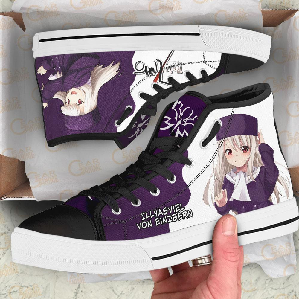 Fate Zero Illyasviel Von Einzbern High Top Shoes Custom Anime Sneakers