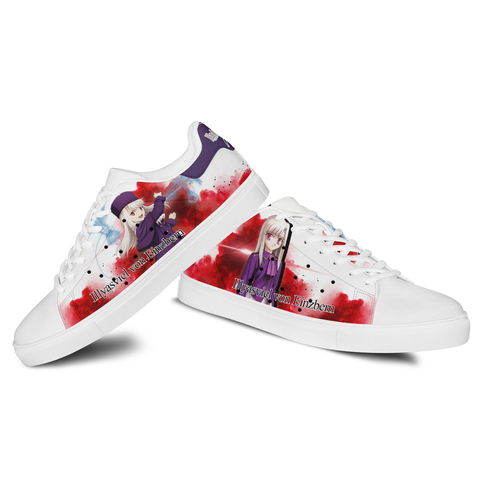 Fate Zero Illyasviel von Einzbern Skate Sneakers Custom Anime Shoes