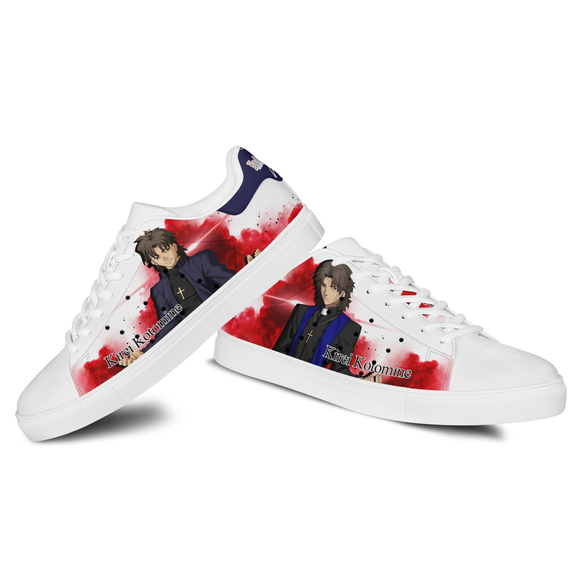 Fate Zero Kirei Kotomine Skate Sneakers Custom Anime Shoes