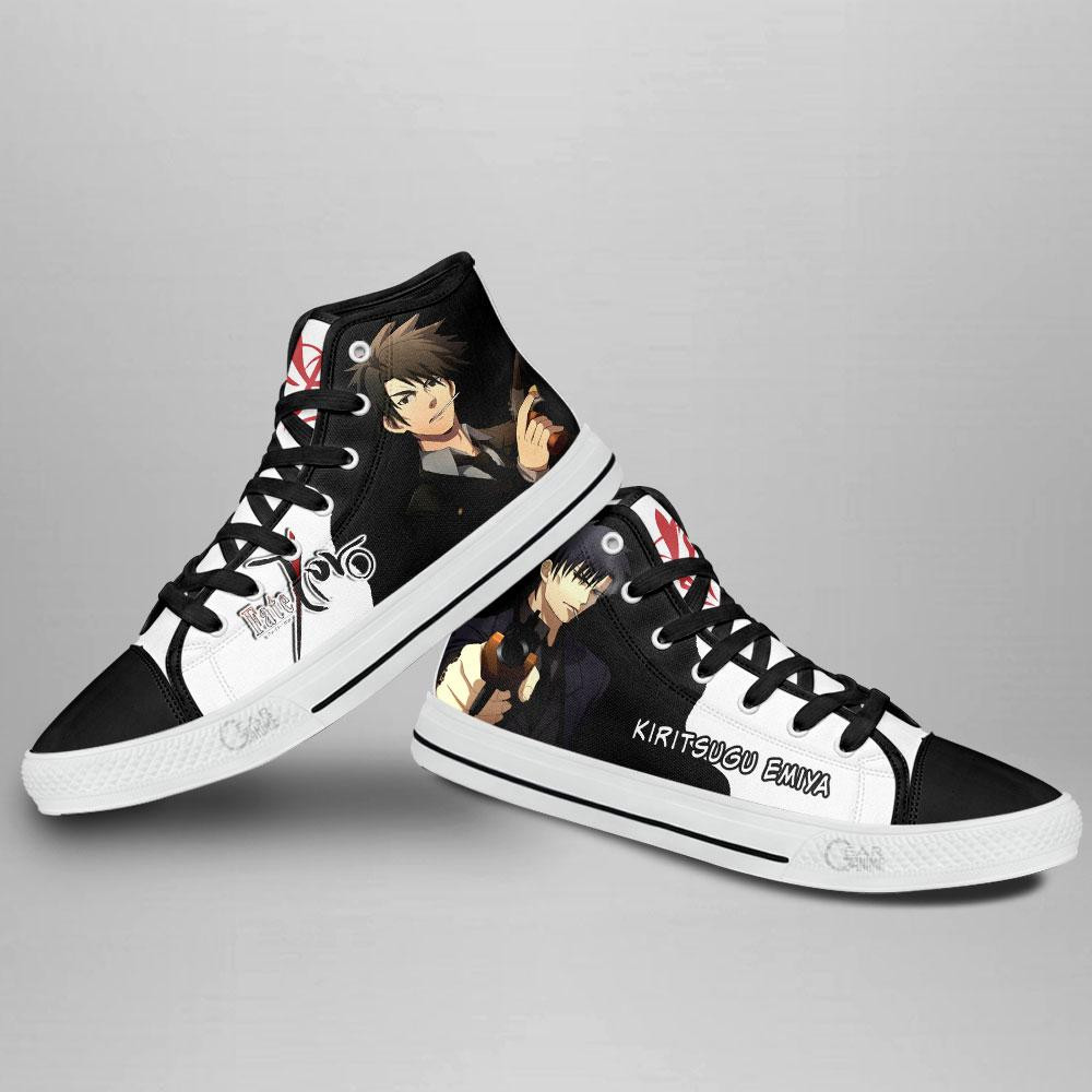 Fate Zero Kiritsugu Emiya High Top Shoes Custom Anime Sneakers