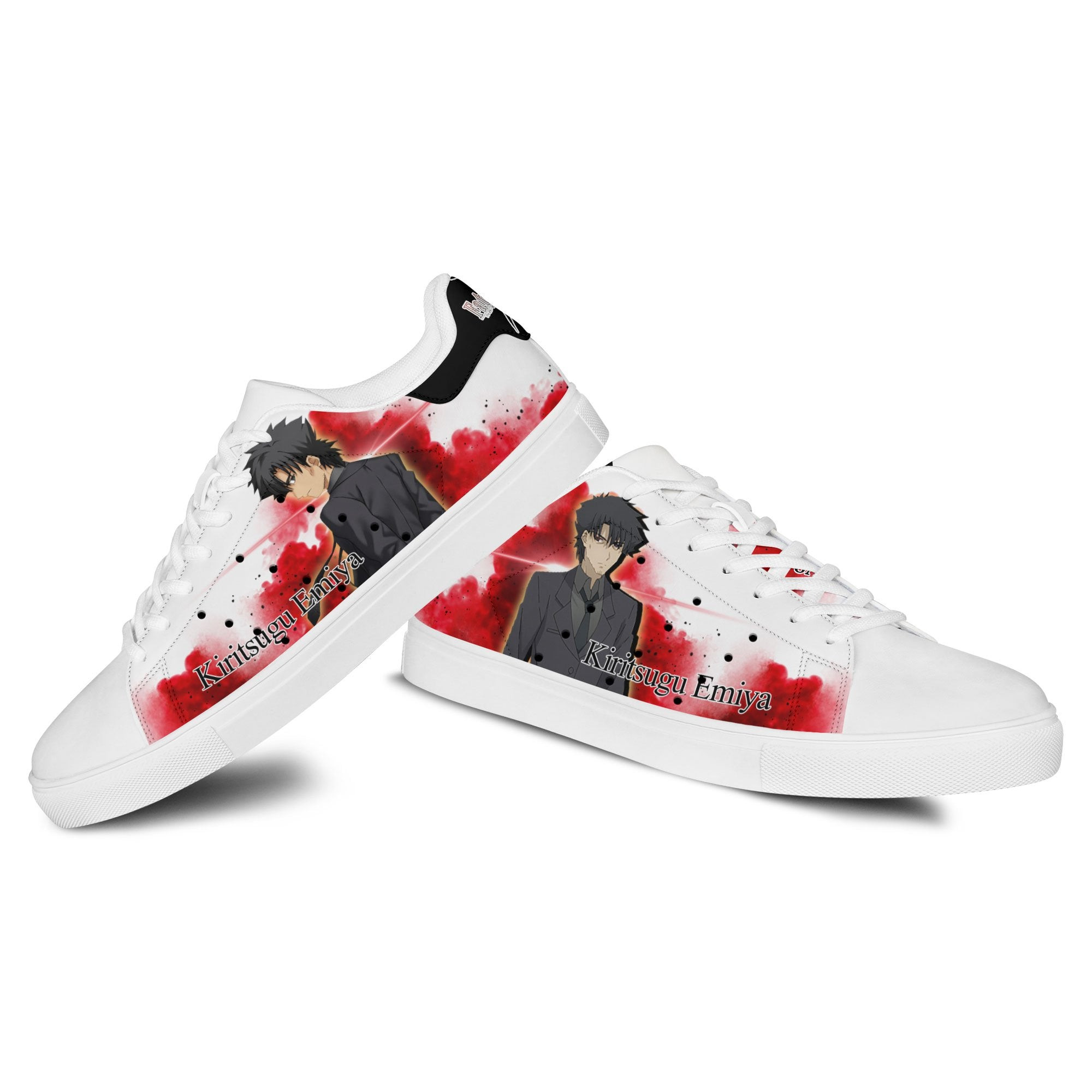 Fate Zero Kiritsugu Emiya Skate Sneakers Custom Anime Shoes