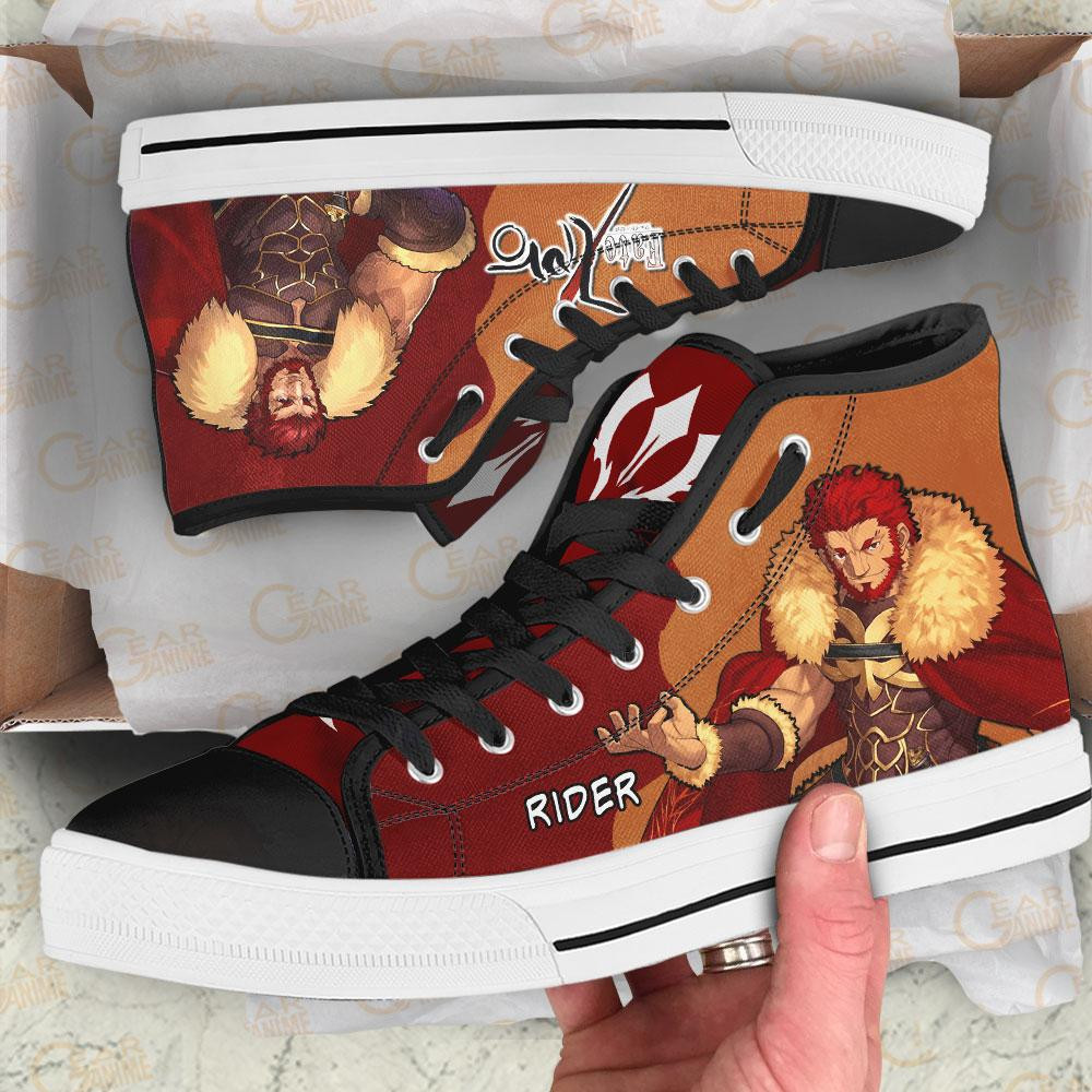 Fate Zero Rider High Top Shoes Custom Anime Sneakers