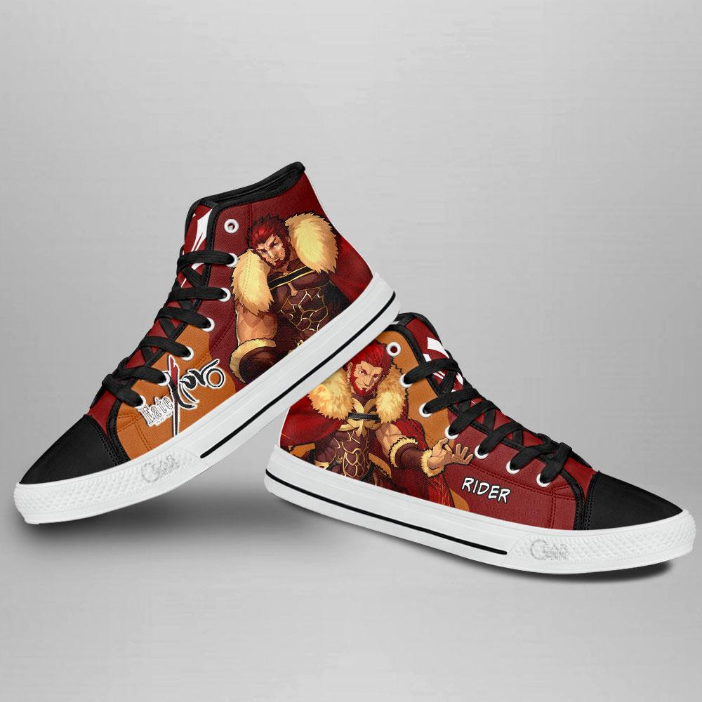 Fate Zero Rider High Top Shoes Custom Anime Sneakers