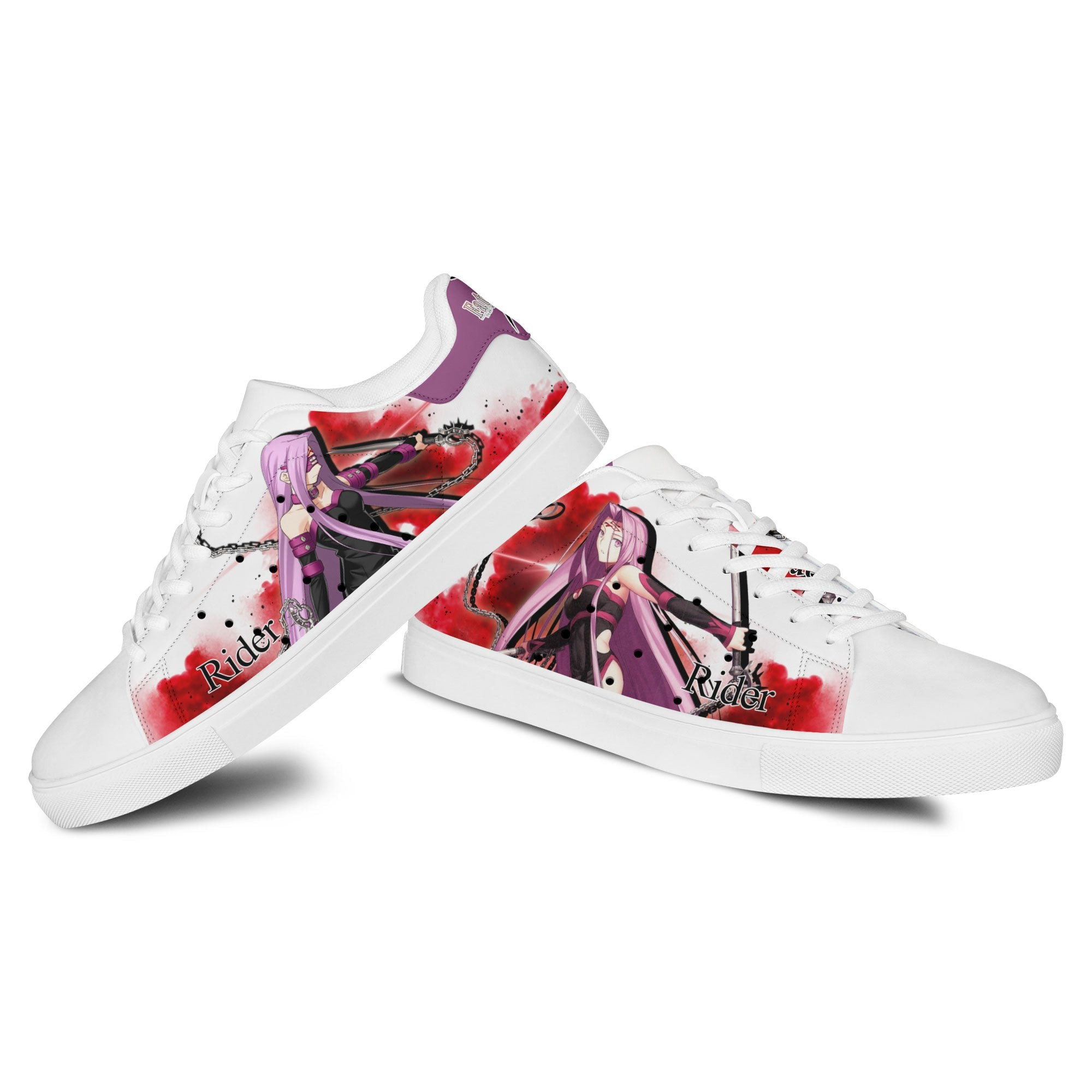 Fate Zero Rider Skate Sneakers Custom Anime Shoes