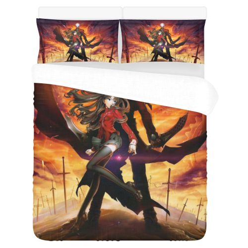 Fate/Stay Night 3D Customized Duvet Cover Bedding Set