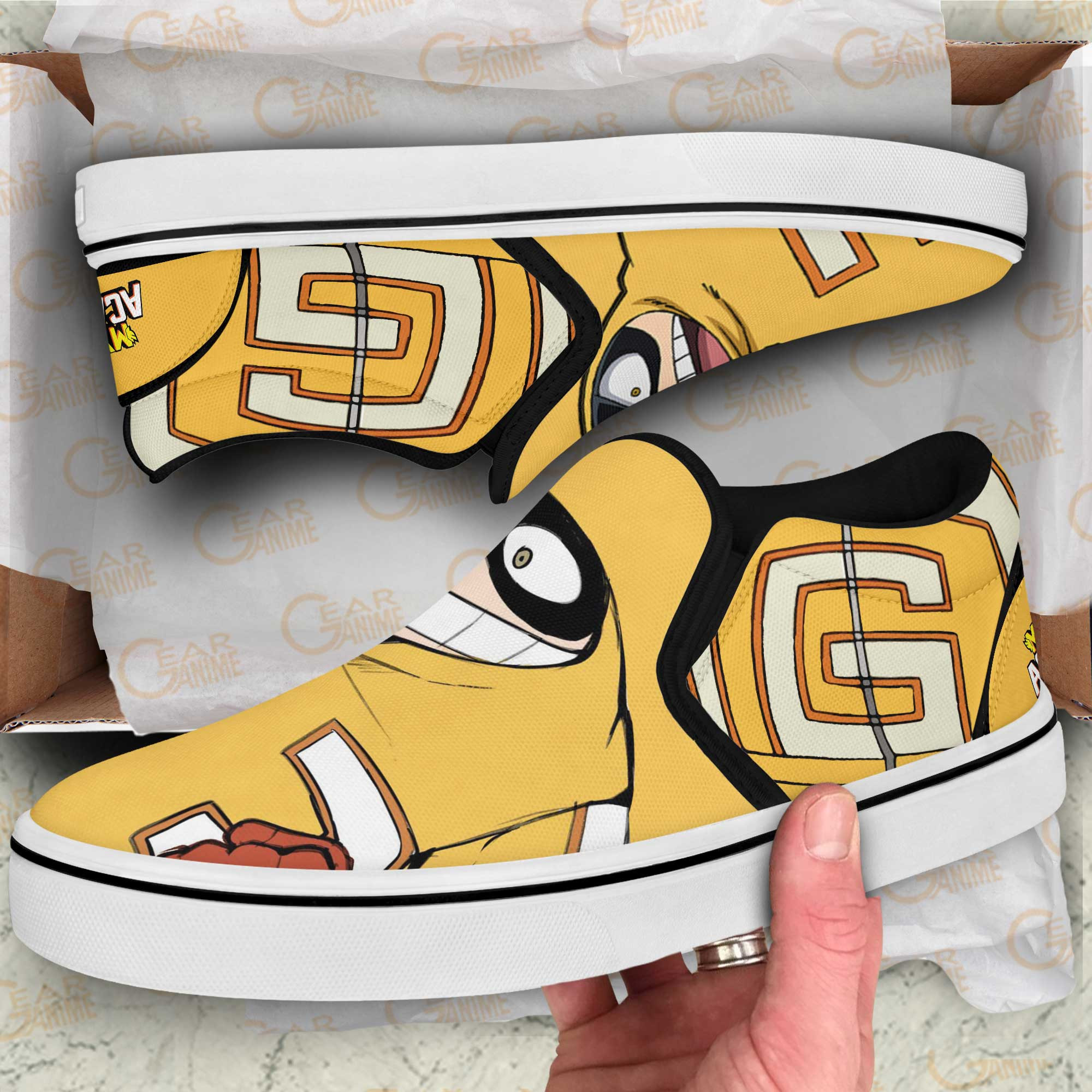 Fatgum Slip-On Shoes Canvas My Hero Academia Custom Anime Shoes